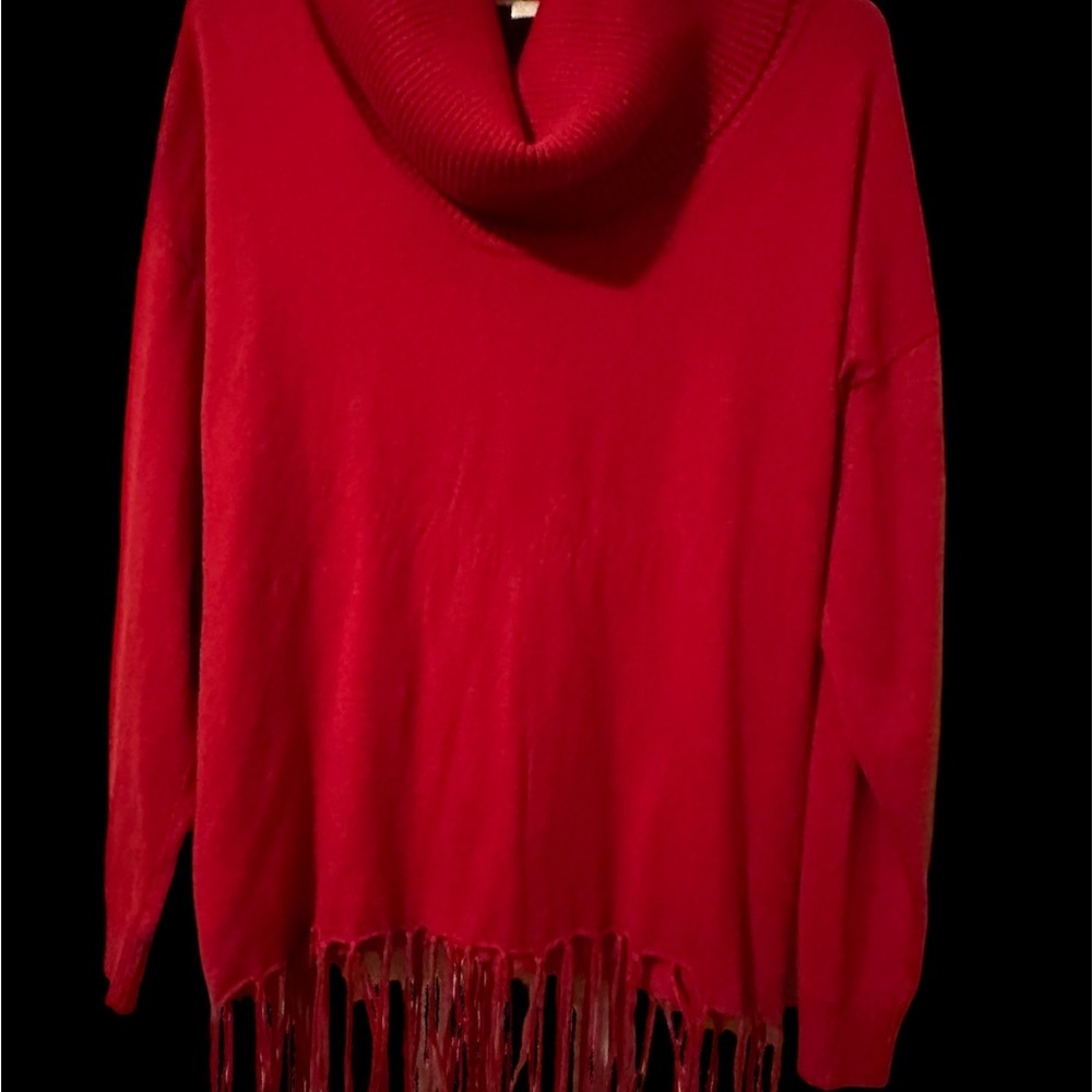 Michael MichaelKors Red Turtle neck sweater Size M - Picture 2 of 16